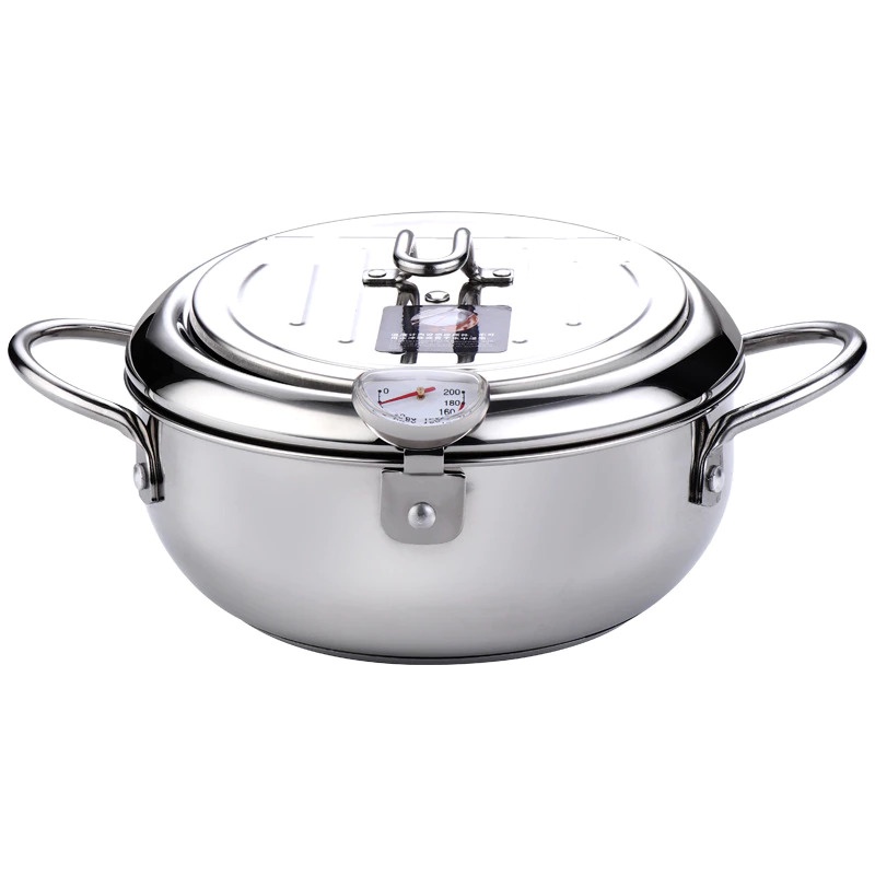 LMETJMA Panci Masak Japanese Deep Frying Pot 3.4L