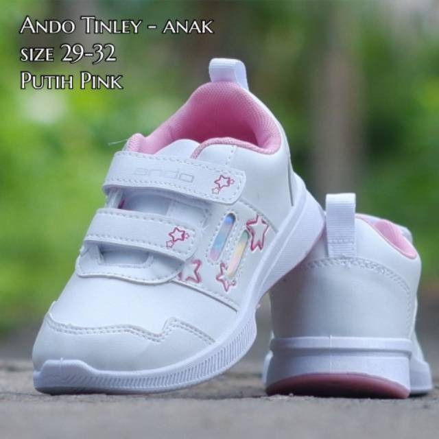  Sepatu  Anak  Ando Tinley size 28 32 Original Anak  TK  SD 