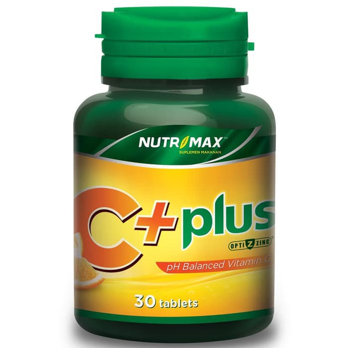 Nutrimax C+ Plus Isi 30s &amp; 60s / Vitamin C + Penambah Stamina &amp; Daya Tahan Tubuh