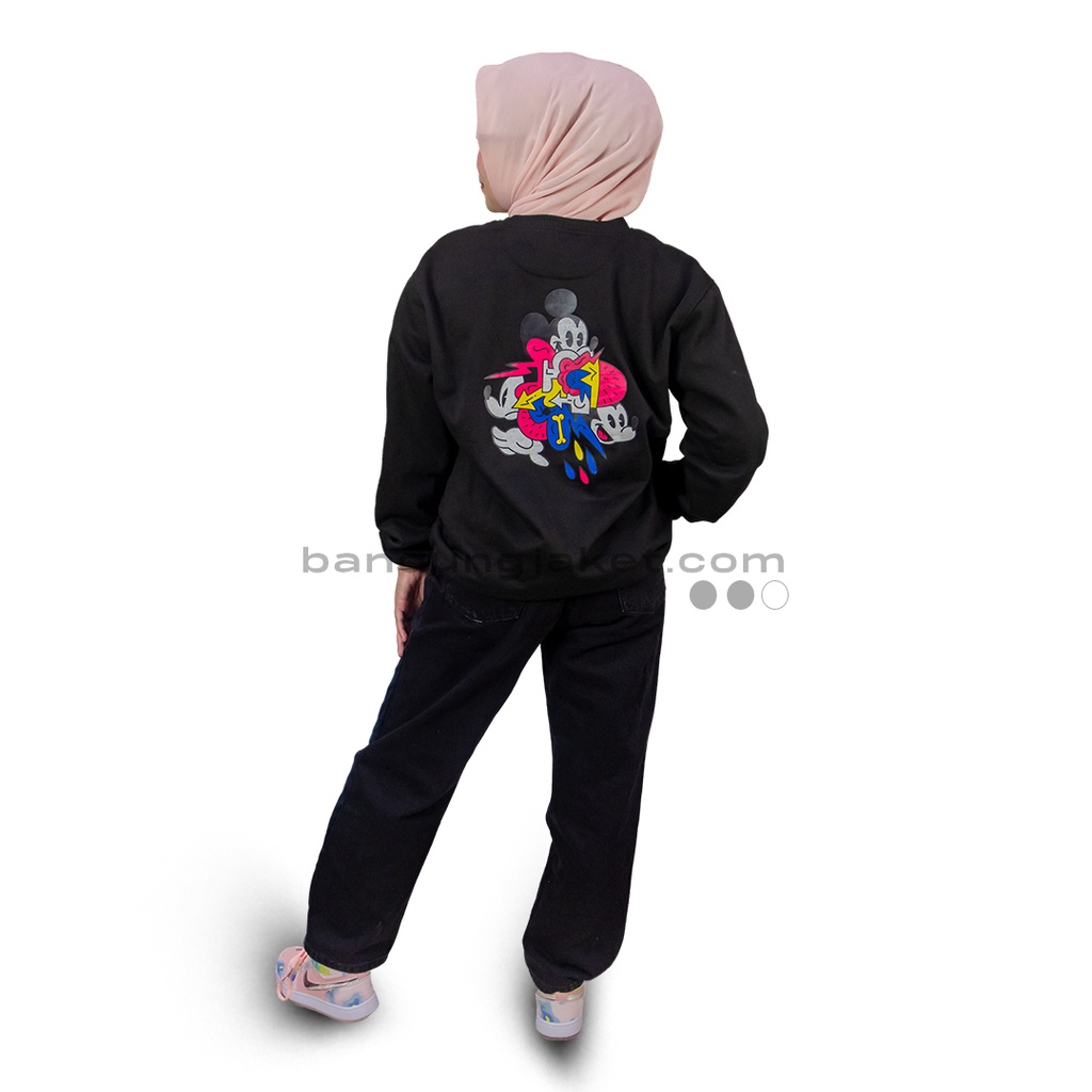 Mickey Tren Sweatshirt  Holyrider HITAM