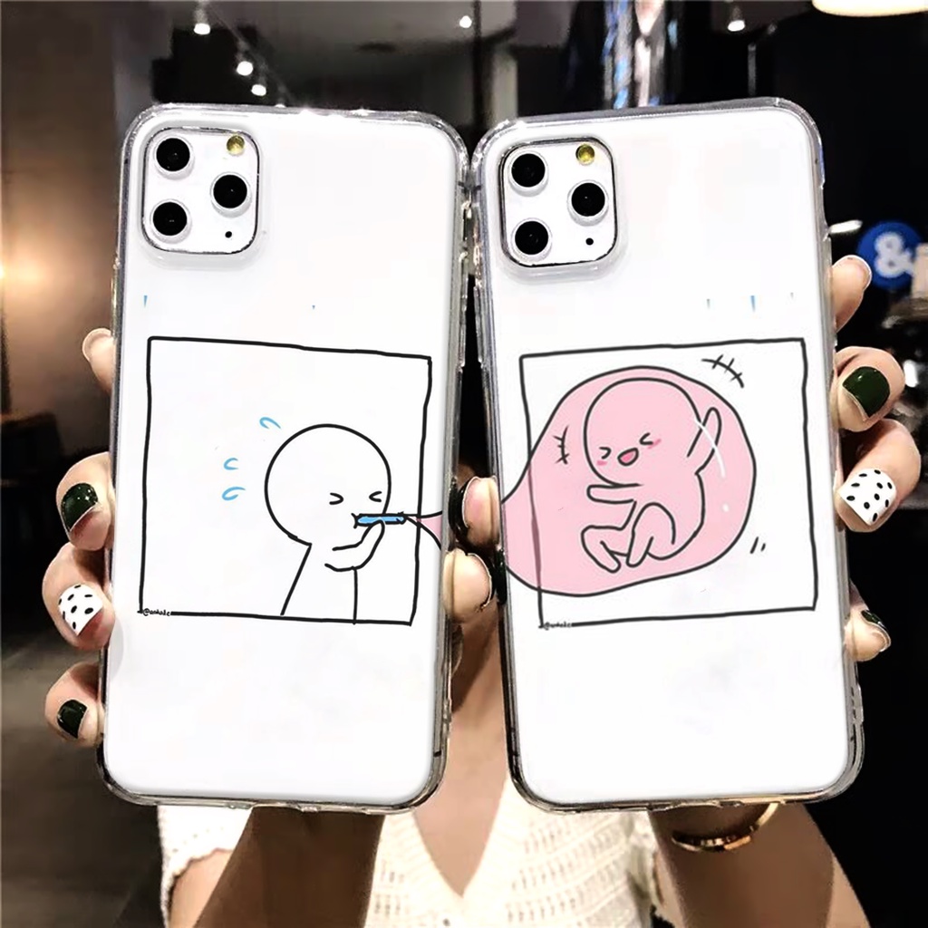 Case couple for all type hp Custom case couple anticrack softcase Casing hp