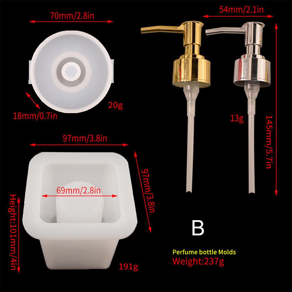 Cetakan Resin Nanas Dekorasi Rumah Kerajinan DIY Botol Parfum Epoxy Casting Silicone Molds