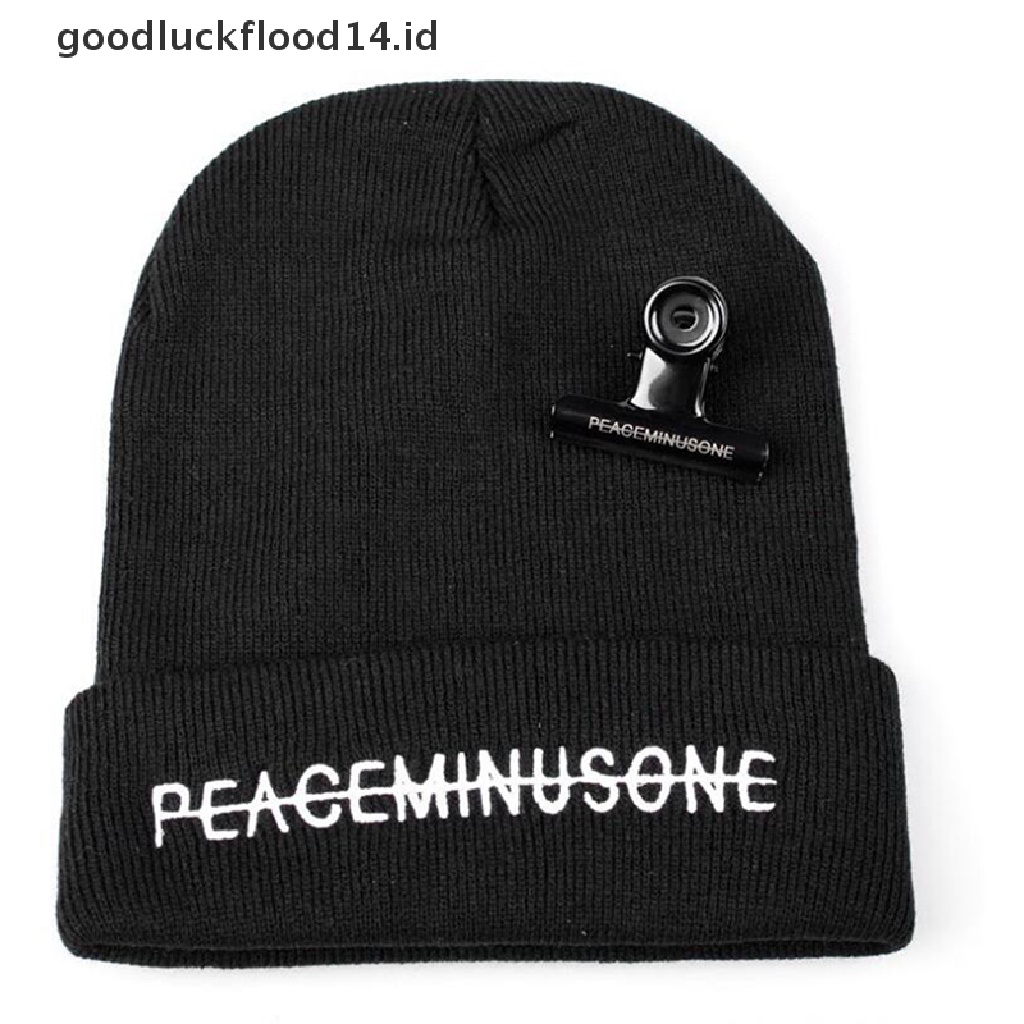 [OOID] KPOP BIGBANG GD Gdragon Knitted Hat PEACEMINUSONE Embroidery Unisex Beanie Adult ID