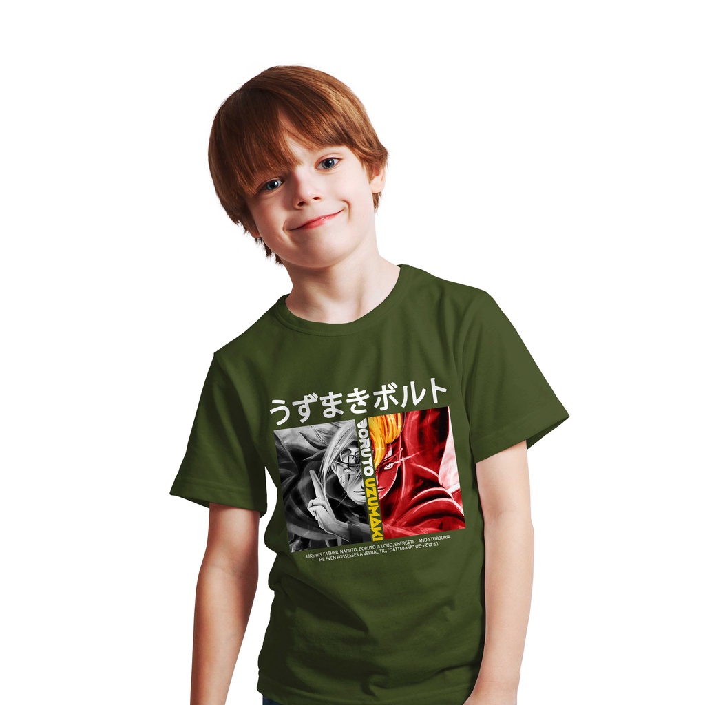 NEW T-SHIRT KIDS ANIME LOGO BORUTO UZUMAKI NARUTO PREMIUM DXPRO