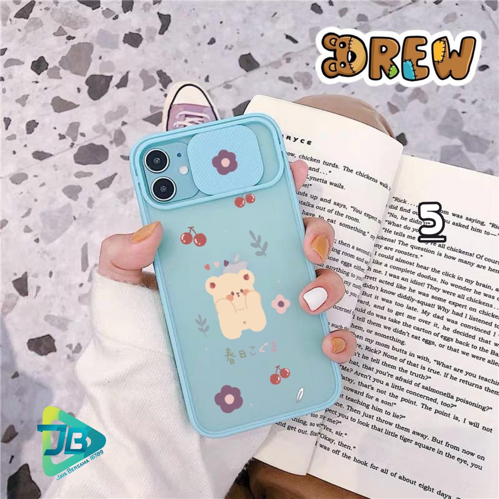 SOFTCASE SLIDE KAMERA DREW OPPO VIVO SAMSUNG XIAOMI REALME IPHONE ALL TYPE JB4773