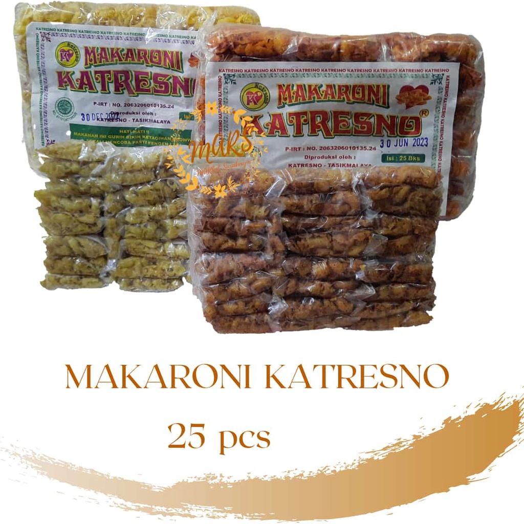 

Makaroni pipa, makaroni ulir, sosreng, kripca katresno