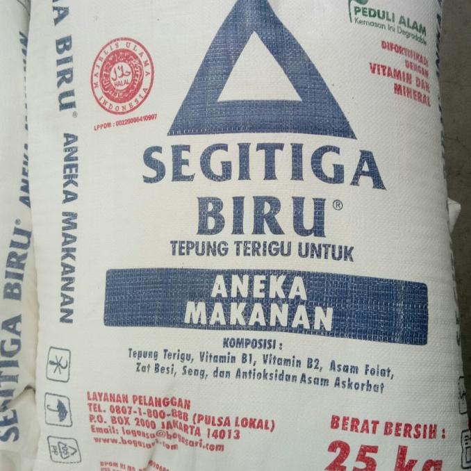 

TERLARIS Segitiga biru tepung terigu 25Kg