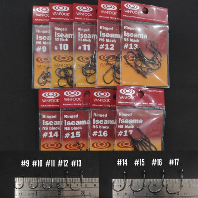 Hook Vanfook Ringed Iseama Ns Black