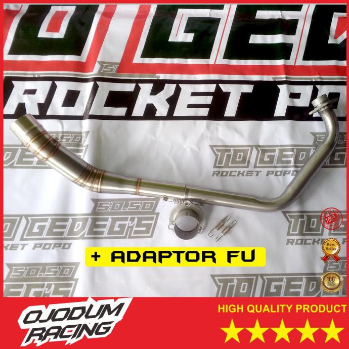 pipa leher leheran knalpot racing CB 150R NEW PLUS ADAPTOR FU COD