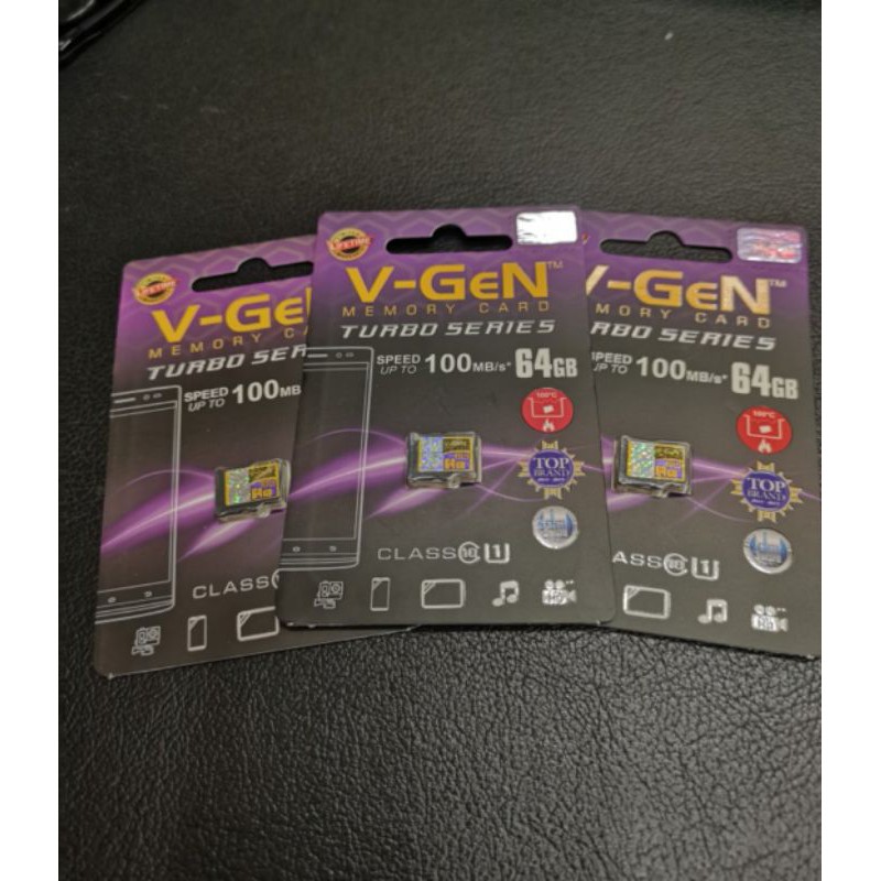 Vgen 64 GB microSD Turbo Class10 V-Gen