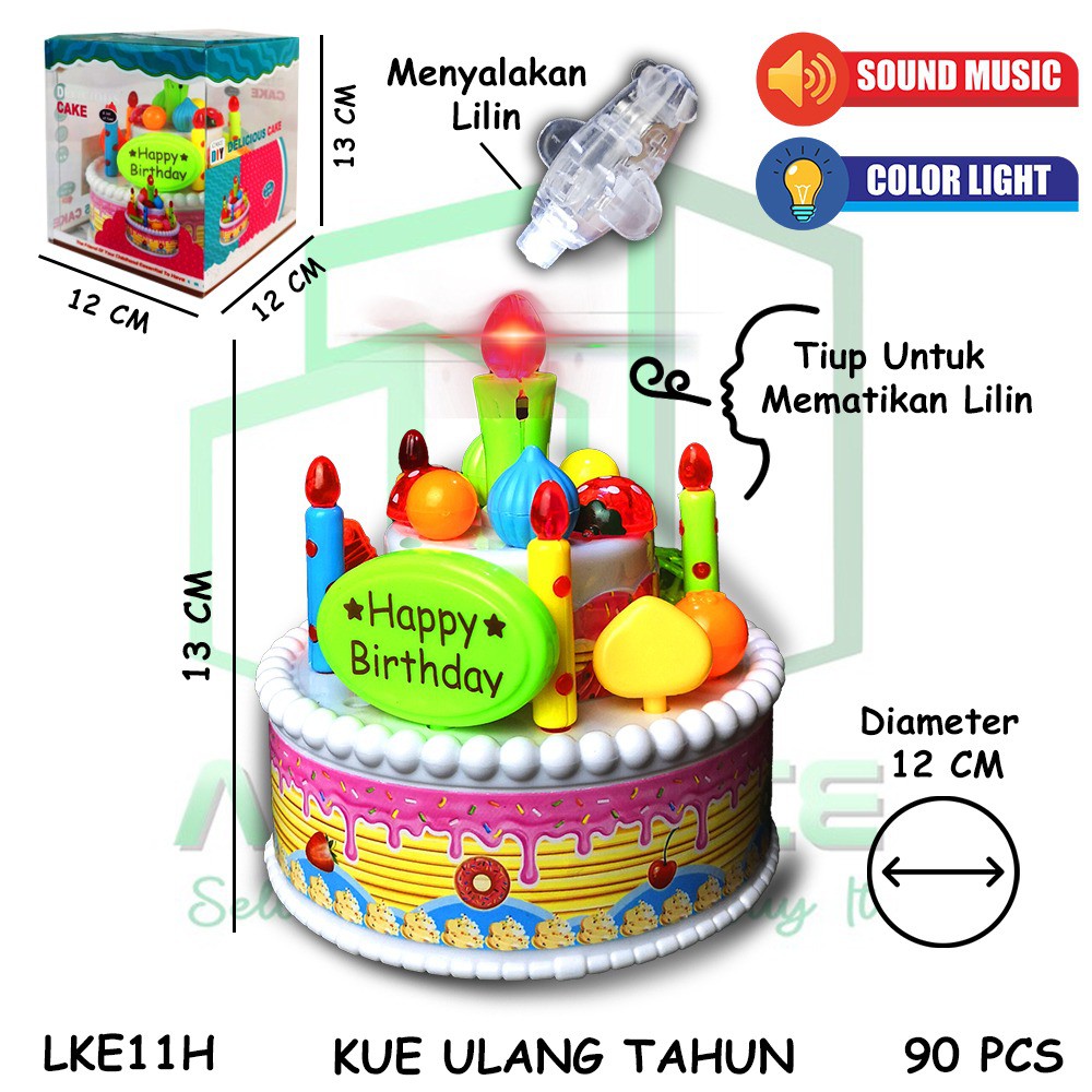 

Kue Ulang Tahun Potong Mainan Anak Perempuan Birthday Cake Music Musik Tiup Lilin Bernyanyi Sistar