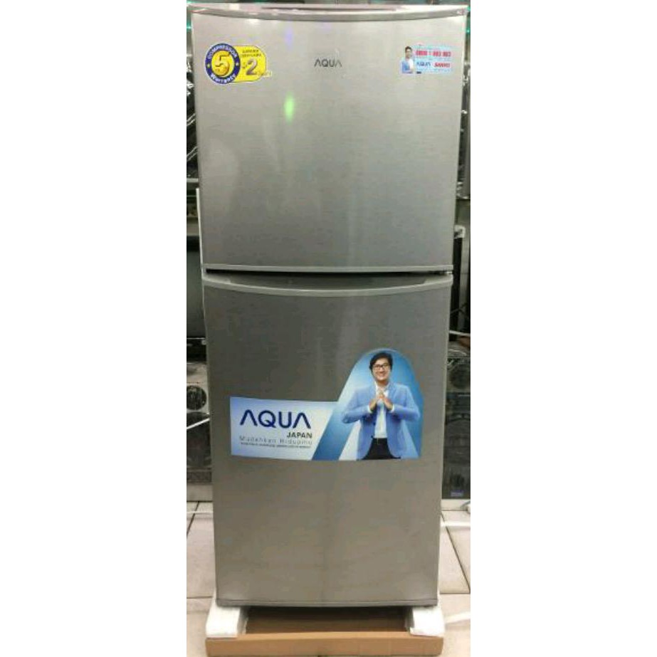 Kulkas 2 Pintu AQUA AQRD240 Grs Resmi 7 Tahun 169 Ltr AQR