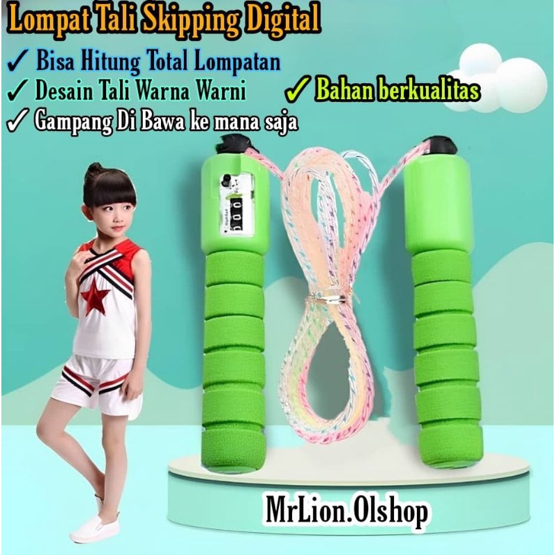 Jump Rope Skiping Soft Handle with Counter/ Tali Lompat ⭐ Mrlion ⭐