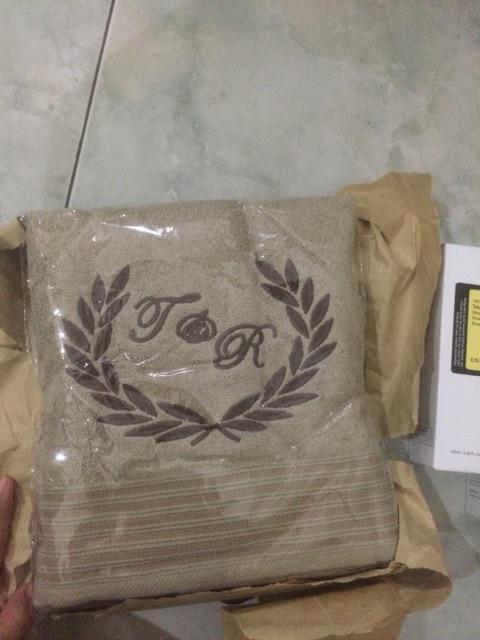 Handuk Bordir Couple Padi Inisial 2 - Terry Palmer Eternal Tanggung (50x100cm)
