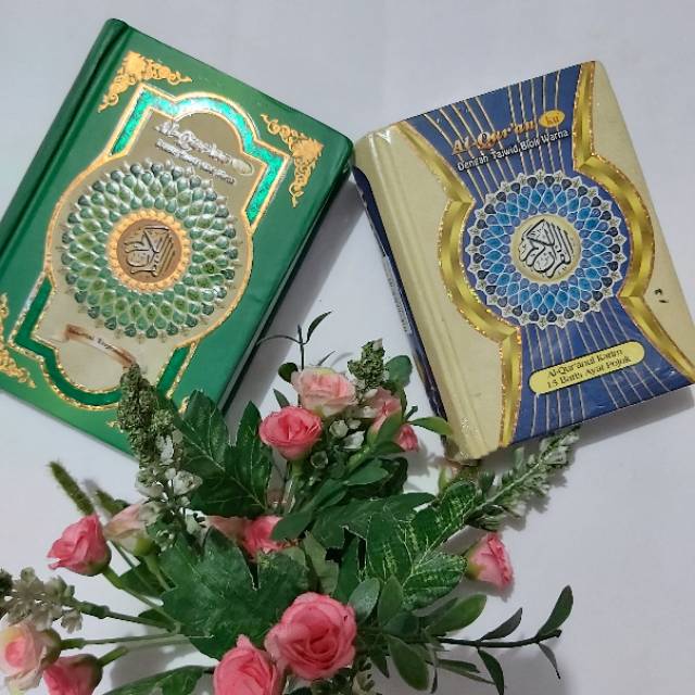 A6 Al Quranku Tajwid Blok Warna Mini portable AlQuran Ku non terjemah & Al Quranku terjemah HC Saku