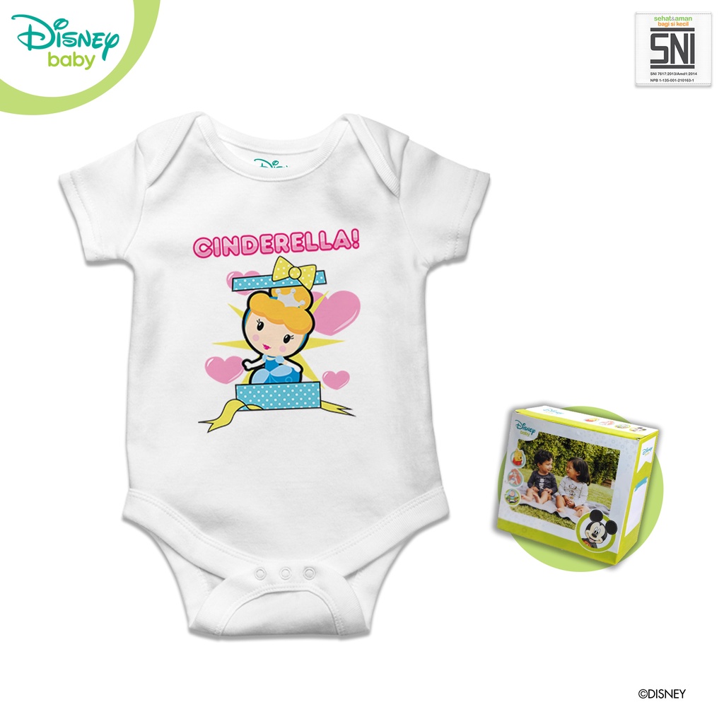 Jumper Bayi Segitiga Cinderella DISNEY Katun Bambu DPC46