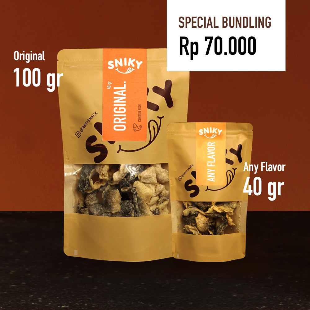 

Sniky Fish Skin Snacks - Special Bundling with Any Flavors