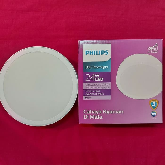LAMPU DOWNLITE/LIGHT PANEL LED MESON 24W OB/OUTBOW PHILIPS - KUNING