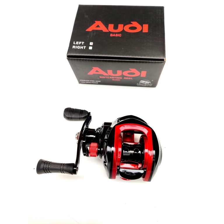 Reel Bait Casting Reel BC Lizard Audi Ratio 7.2:1 Drag 10 Kg 18+1 Ball Bearings.