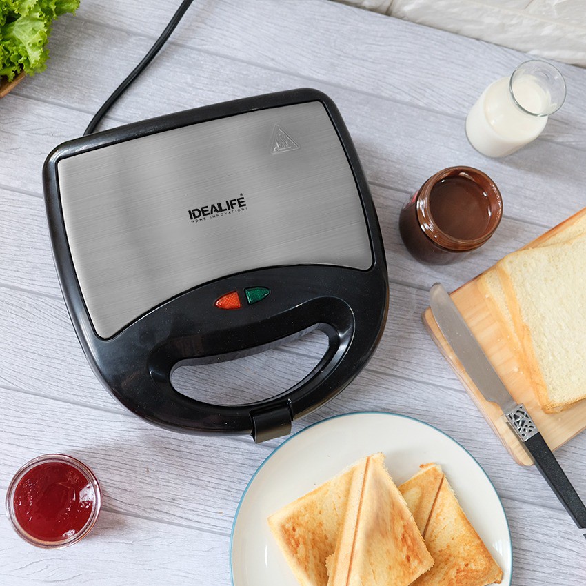 Sandwich Maker Toaster Pemanggang Roti 4in1 IL202 IDEALIFE