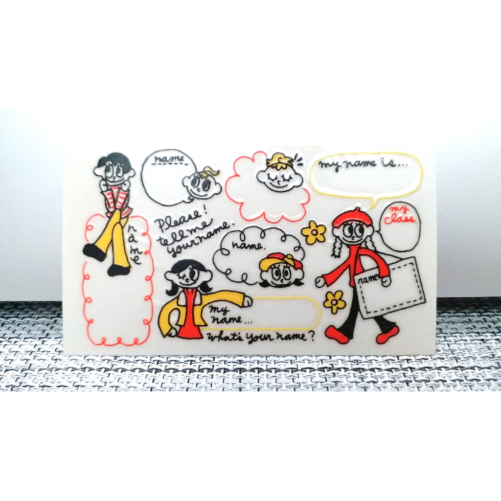 

RS TOYS Menjual Aneka Macam Aksesoris Variasi Stickers Stiker Nama Whats Ur Name 7pcs Stok Terbatas