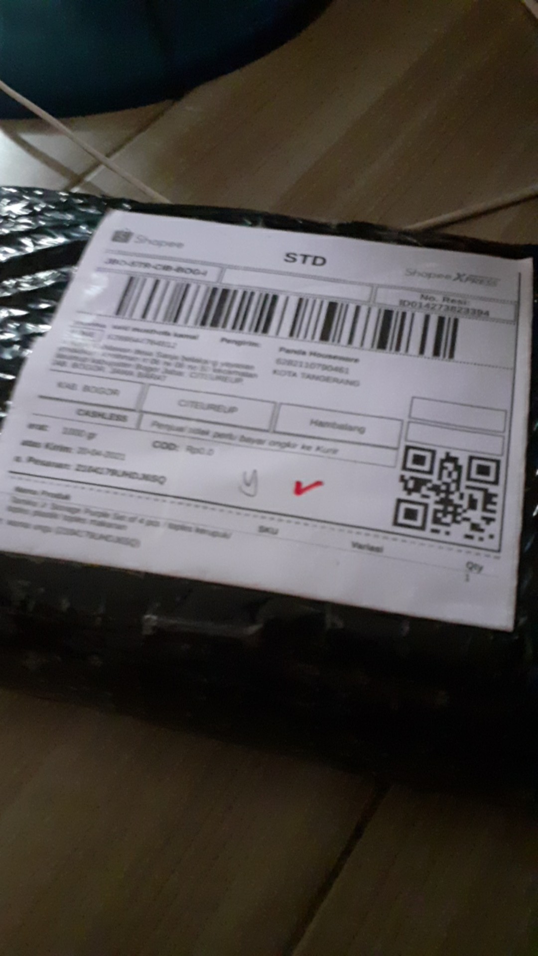 Tamika Jr Storage Purple Set Of 4 Pcs / Toples Kerupuk/ Toples Plastik/ Toples Makanan