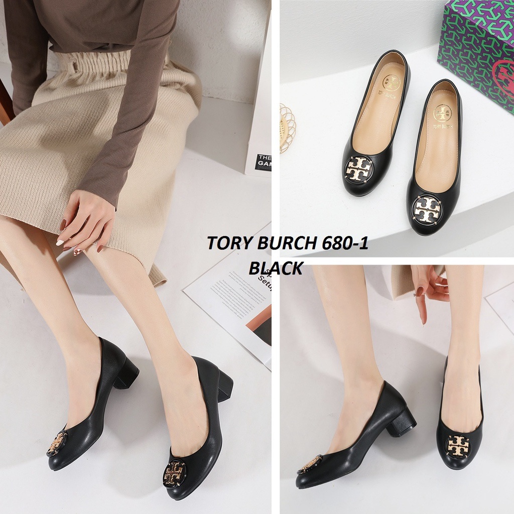 SEPATU WANITA HEELS PLATFORM SHOES KULIT 680-1