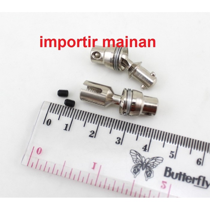 metal part WPL 2pcs center drive shaft six wheel for WPL B16 WPL061 H380