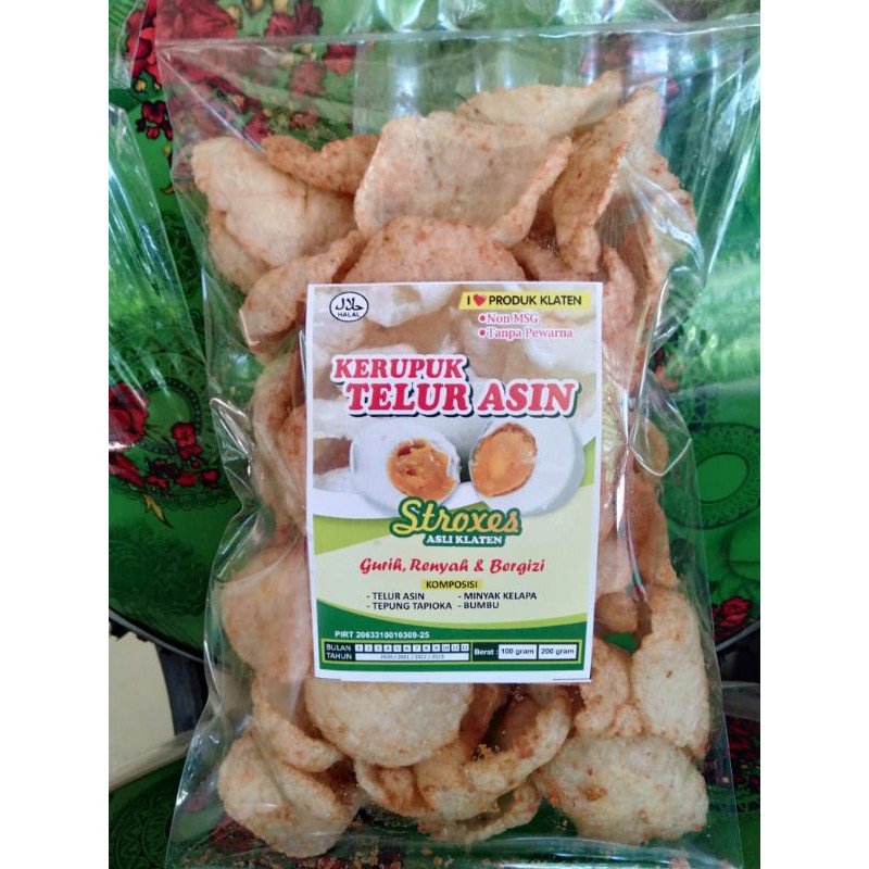 

Kerupuk Telur Asin Seblak