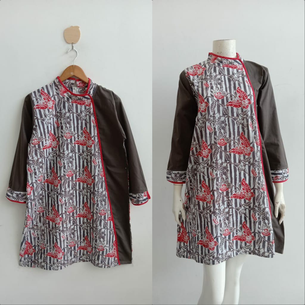 TUNIK MIRZHANI COLET | DRESS BATIK WANITA CAP COLET