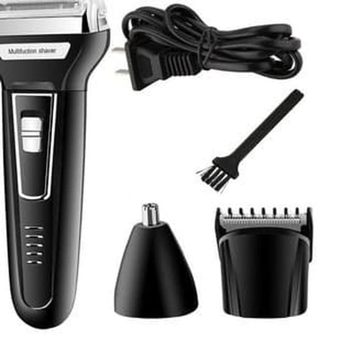 kemei hair clipper km 6558 alat cukur kumis jenggot bulu hidung