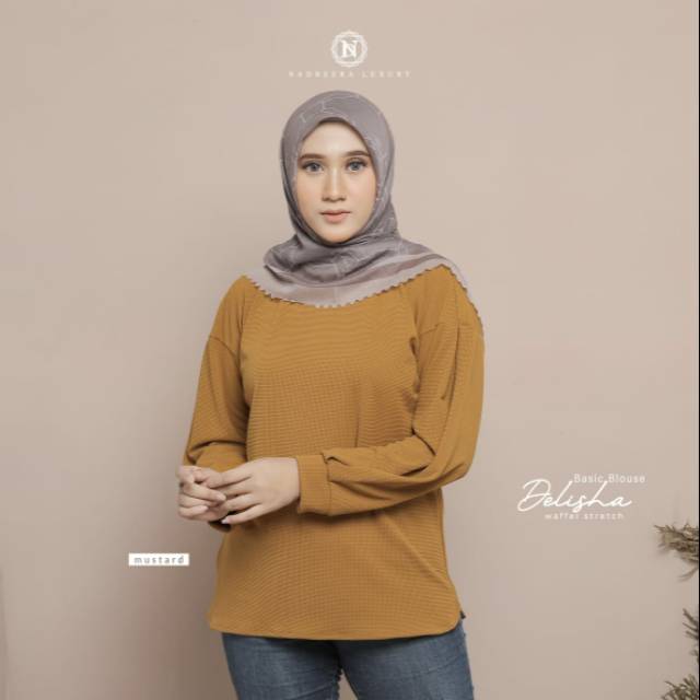 (READY) BLOUSE  | DELISHA BASIC BLOUSE by nadheera luxury