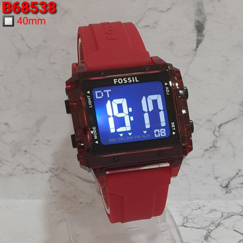 JAM TANGAN WANITA DIGITAL KOTAL DIGITAL merah