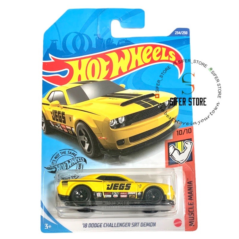 HOT WHEELS 18 DODGE CHALLENGER SRT DEMON