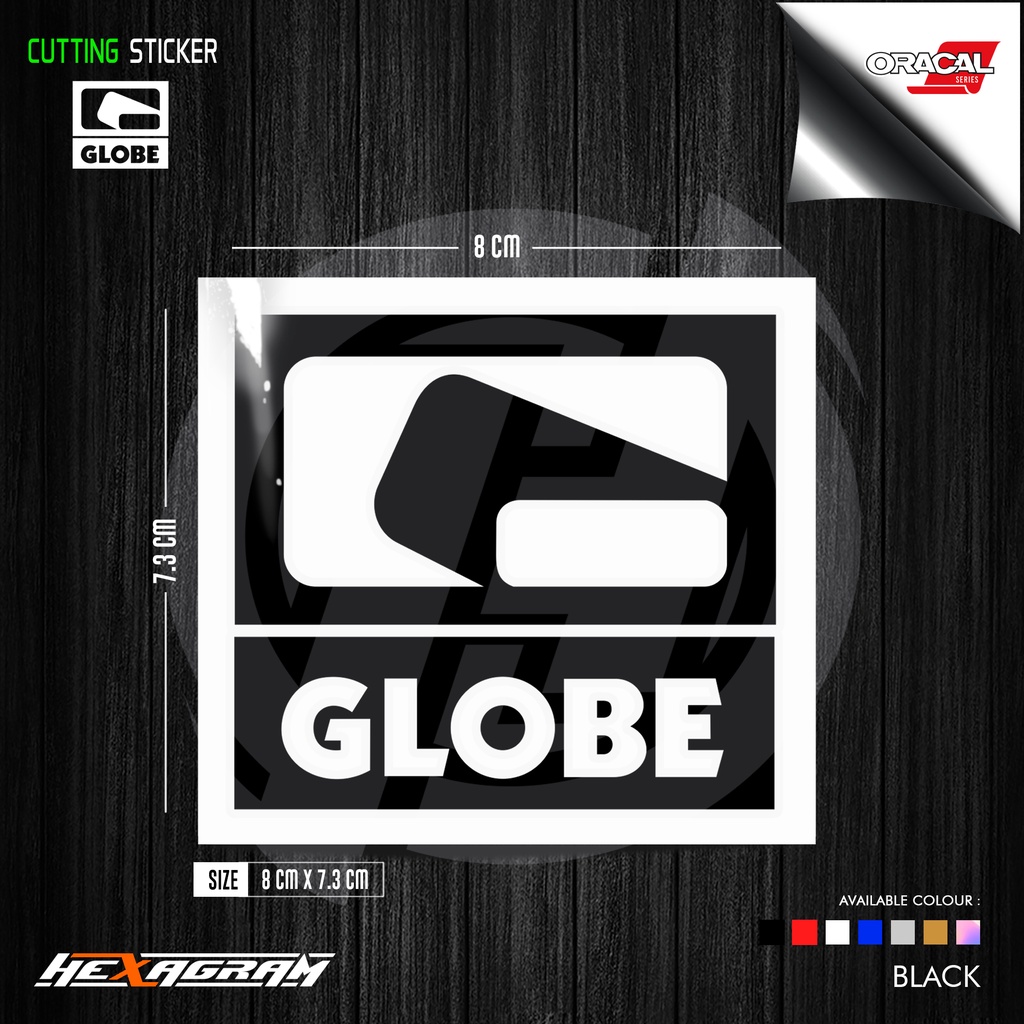Cutting Sticker Globe Skateboards | Stiker Cutting Globe Skateboard | Globe