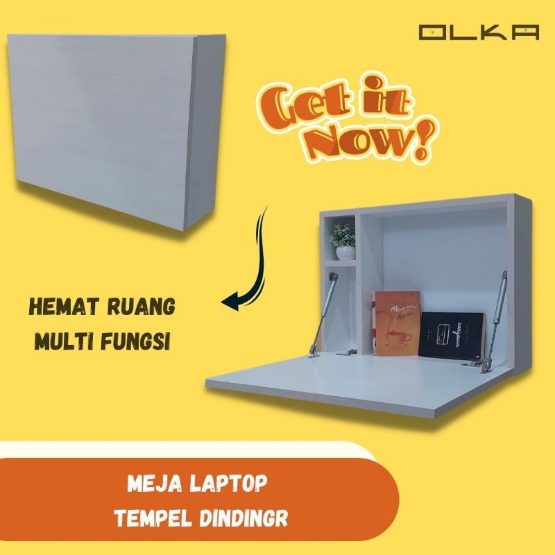Jual Meja Laptop Tempel Dinding / Meja Belajar / Meja Serbaguna Tempel ...
