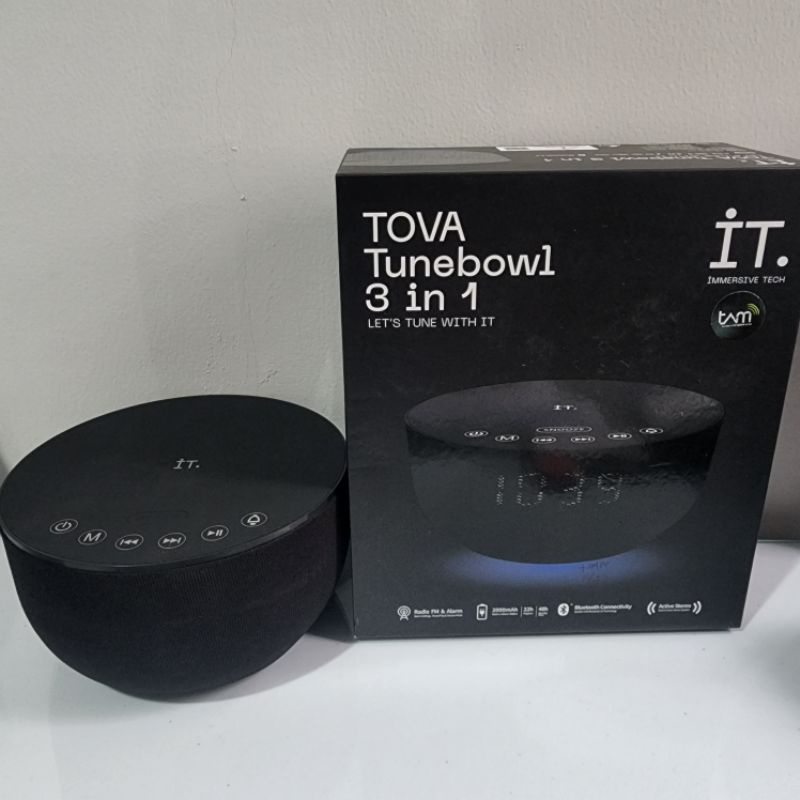 Bluetooth Speaker IT Immersive Tech Tova Tunebowl 3 in 1