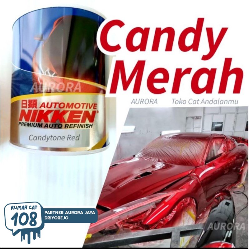 

Rumah Cat - CAT NIKKEN CANDYTONE RED 200ML CANDY MERAH NIKEN duco duko diko motor mobil sepeda | Rumah Cat Mobil dan Motol