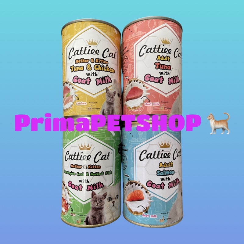 CATTIE CAT FOOD 405gr ADULT MOTHER KITTEN makanan kucing basah anak dan induk kucing