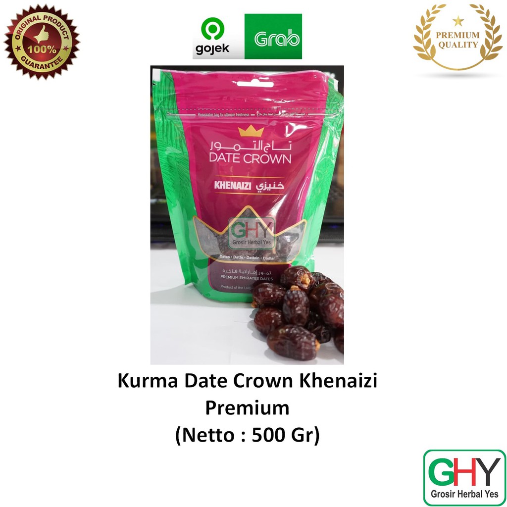 

Kurma Date Crown Khenaizi 500 Gr - Kurma Asli - Kurma Premium