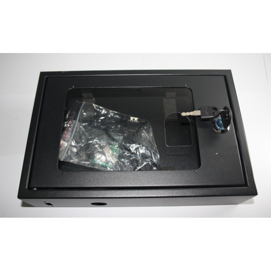 Box metal mesin absensi solution X100C/ safety box mesin fingerprint / cover box mesin absensi bukan mika acrylic