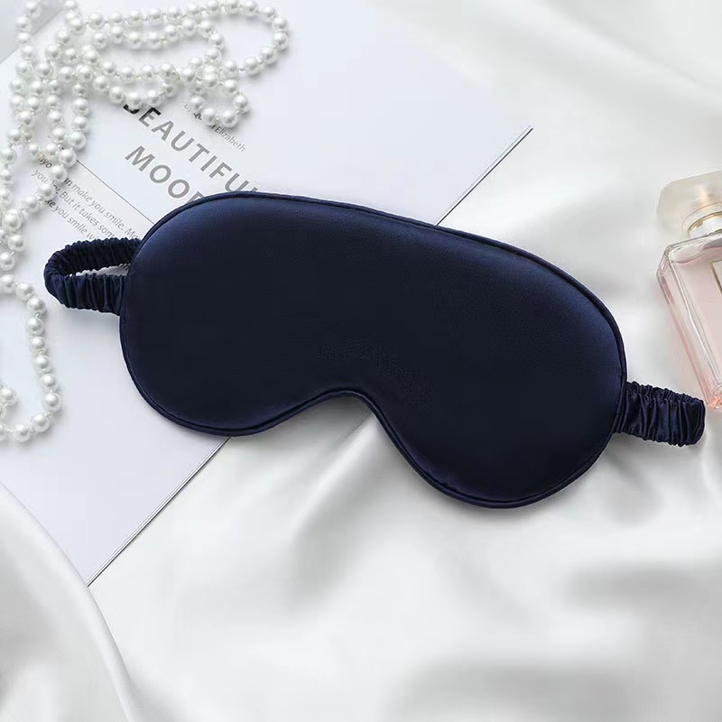 [LS] Silk Pulsh Sleep Eye Mask With Elastic Strap Penutup Mata Satin Wanita 8414