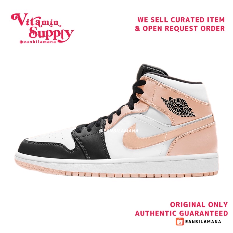 AIR JORDAN 1 MID 'CRIMSON TINT'