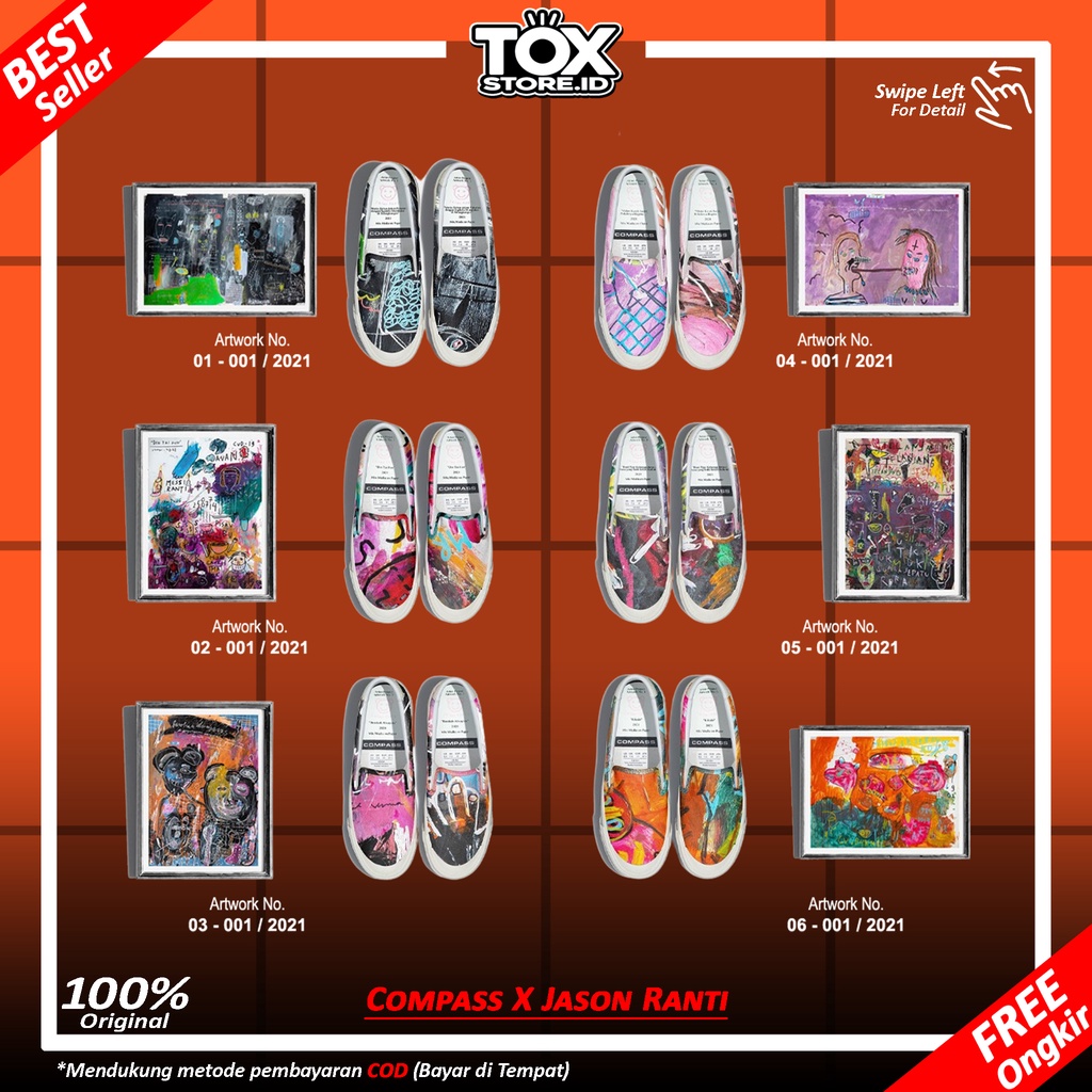 Jual [ORIGINAL] Sepatu Compass X Jason Ranti (LIMITED EDITION ...
