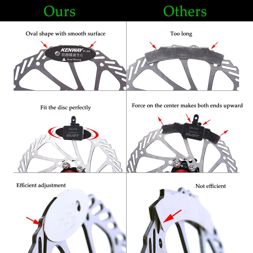 Alat Koreksi Rem Cakram Agustina Stainless Steel Tahan Lama Perbaikan Penyesuaian Celah Sepeda Anti Gores Disc Alignment Truing Tool