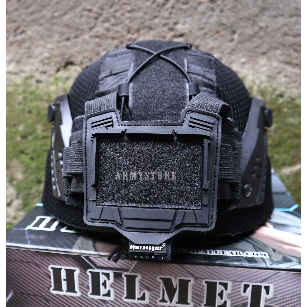 BP helm tactical mich 2000 hitam full cover