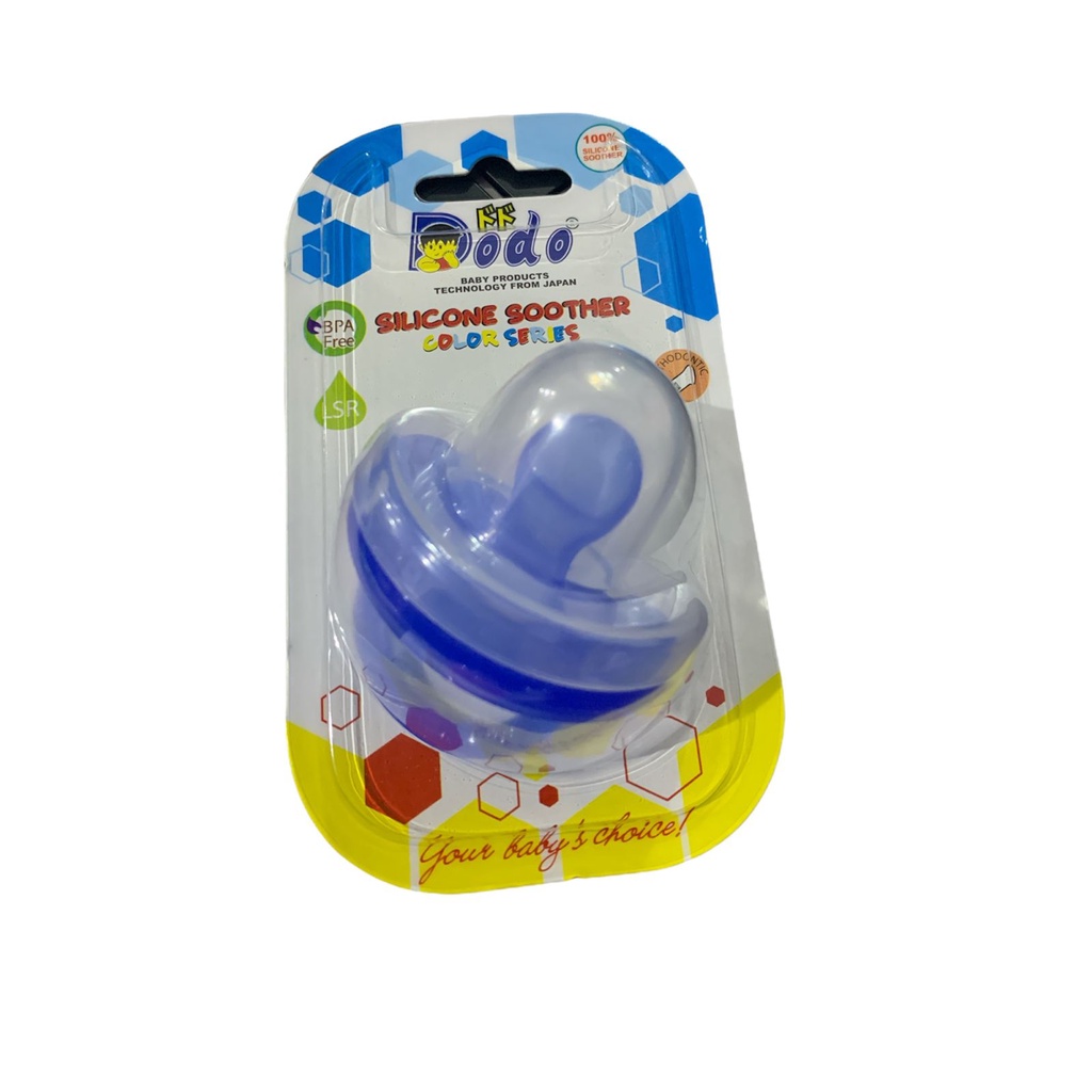 Dodo Silicone Soother Color Series - Kompeng / Dot Bayi