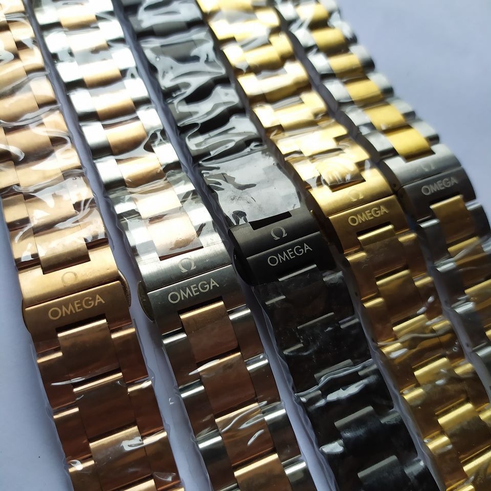 STAINLESS STEEL BRACELET STRAP FOR OMEGA SEAMASTER SPEEDMASTER.