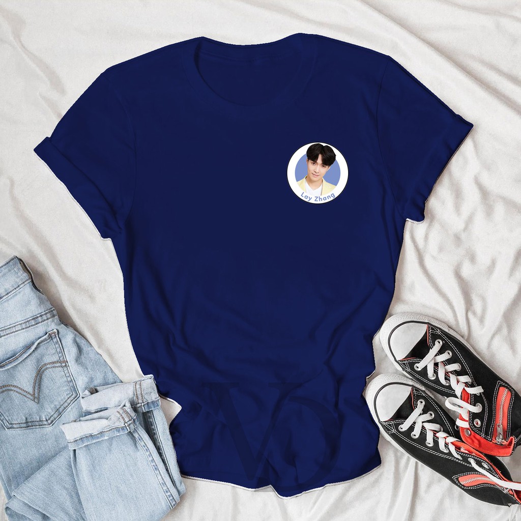 lay  kaos korea / baju korean EXO / tshirt oppa korea lover /oversized tee / baju jumbo