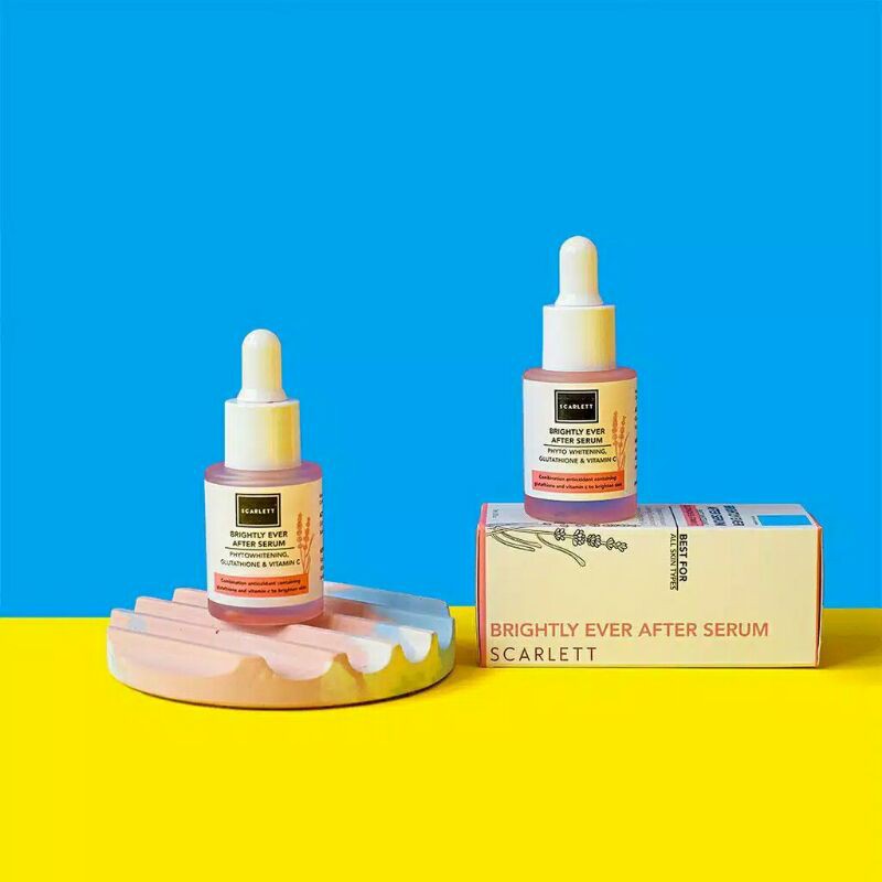 Acne Serum Scarlett &amp; Brighlty Ever After Oiginal Serum wajah scarlett untuk jerawat